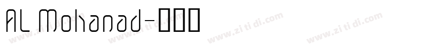 AL Mohanad字体转换